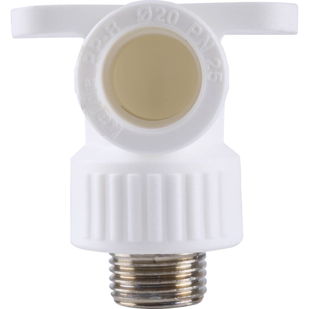 Угольник Kalde с креплением Q 20*1/2 н/р, 3222-btm-200b00