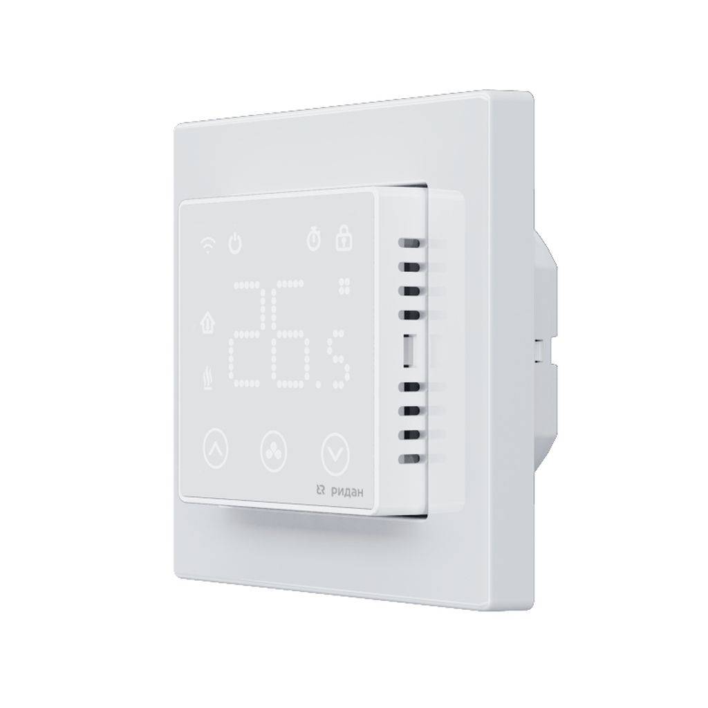 Терморегулятор с Wi-Fi Ридан Clever белый, 21RT0108R
