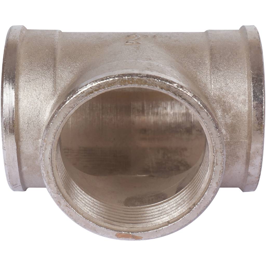 Тройник TIEMME 2 ВР никель, 1500362