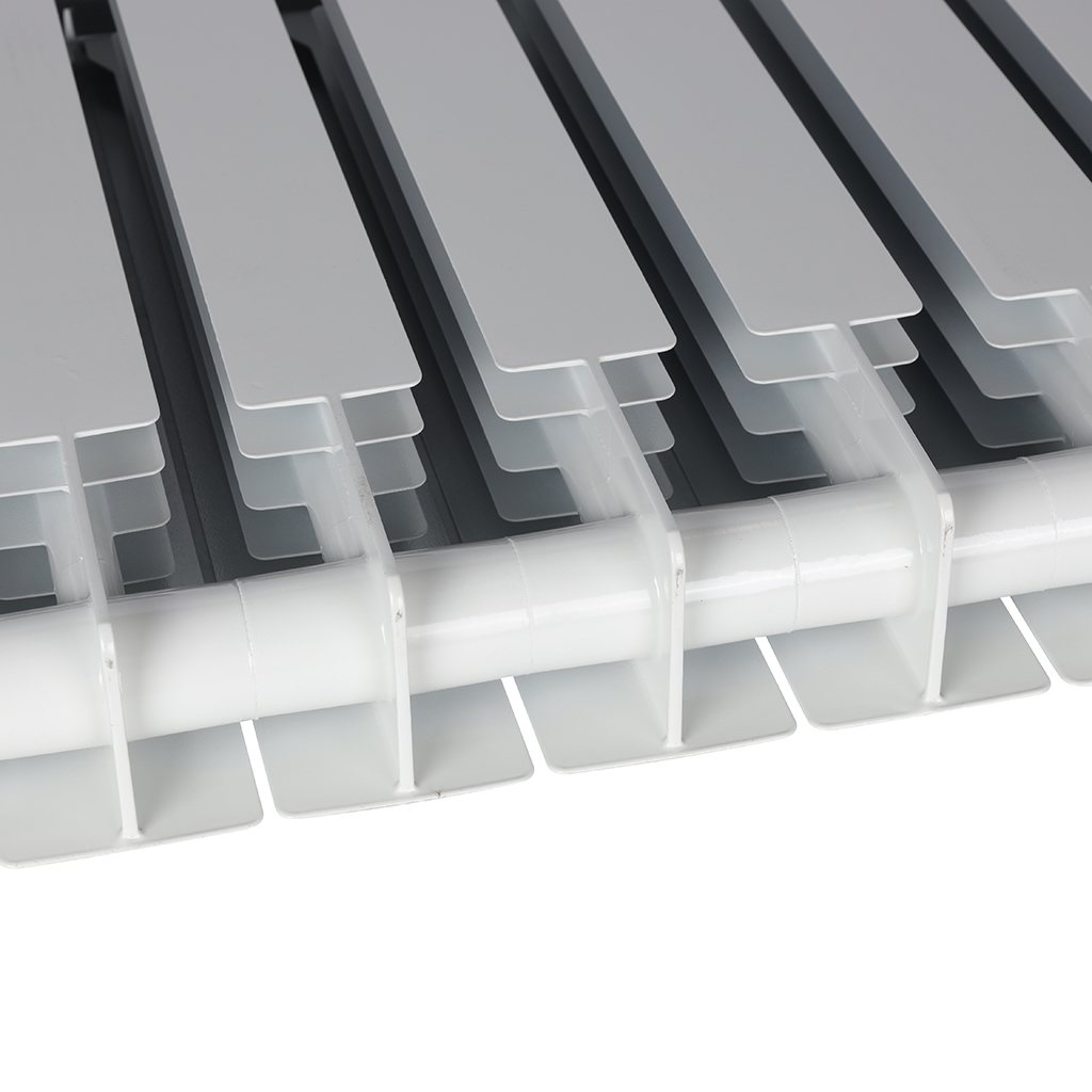 Радиатор биметаллический STOUT ALPHA 500 12 секций боковое подключение (белый RAL 9016), SRB-2310-050012