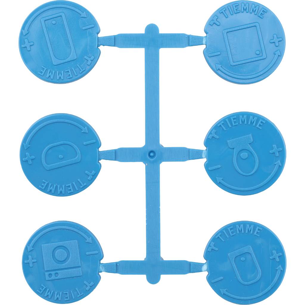Коллектор с регулировочными вентилями TIEMME 1 х1/2 на 2 выхода (хром.)