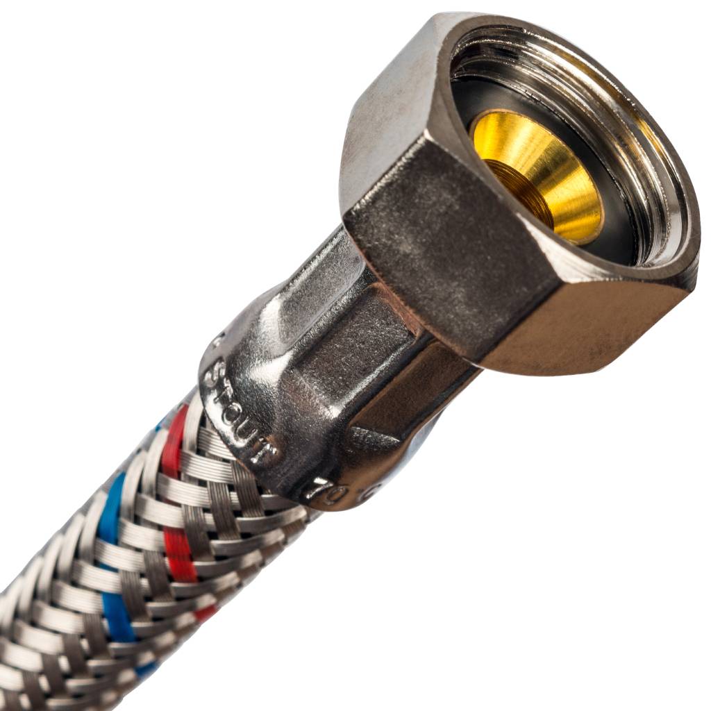 Гибкая подводка для воды STOUT M 10 (35мм) х ВР 3/8, длина 400 мм, SHF-0035-351010