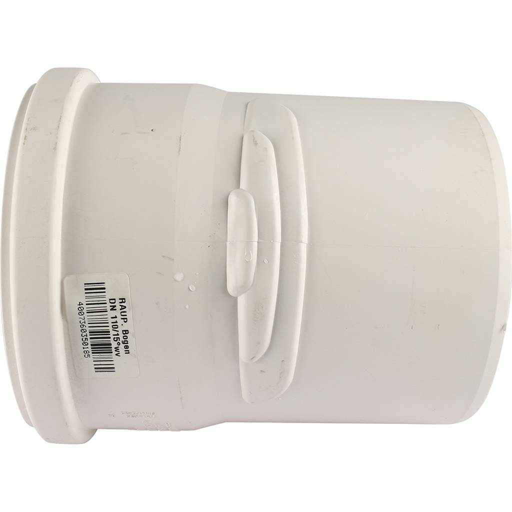 Отвод РЕХАУ RAUPIANO PLUS диам. 110 на 15°, 11231321001