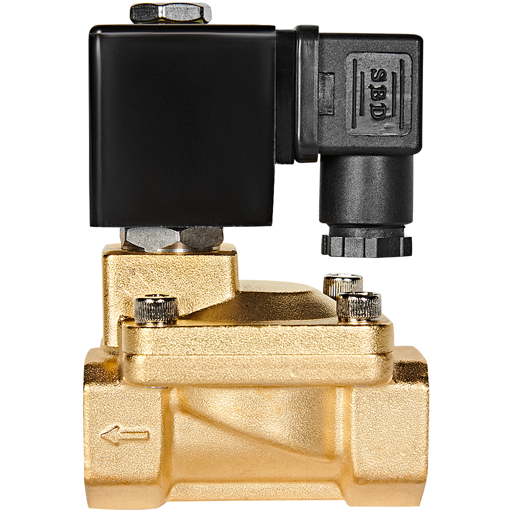 Клапан соленоидный (электромагнитный) STOUT непрямого (пилотного) действия НЗ 24В G3/4 SSV-0030-024020