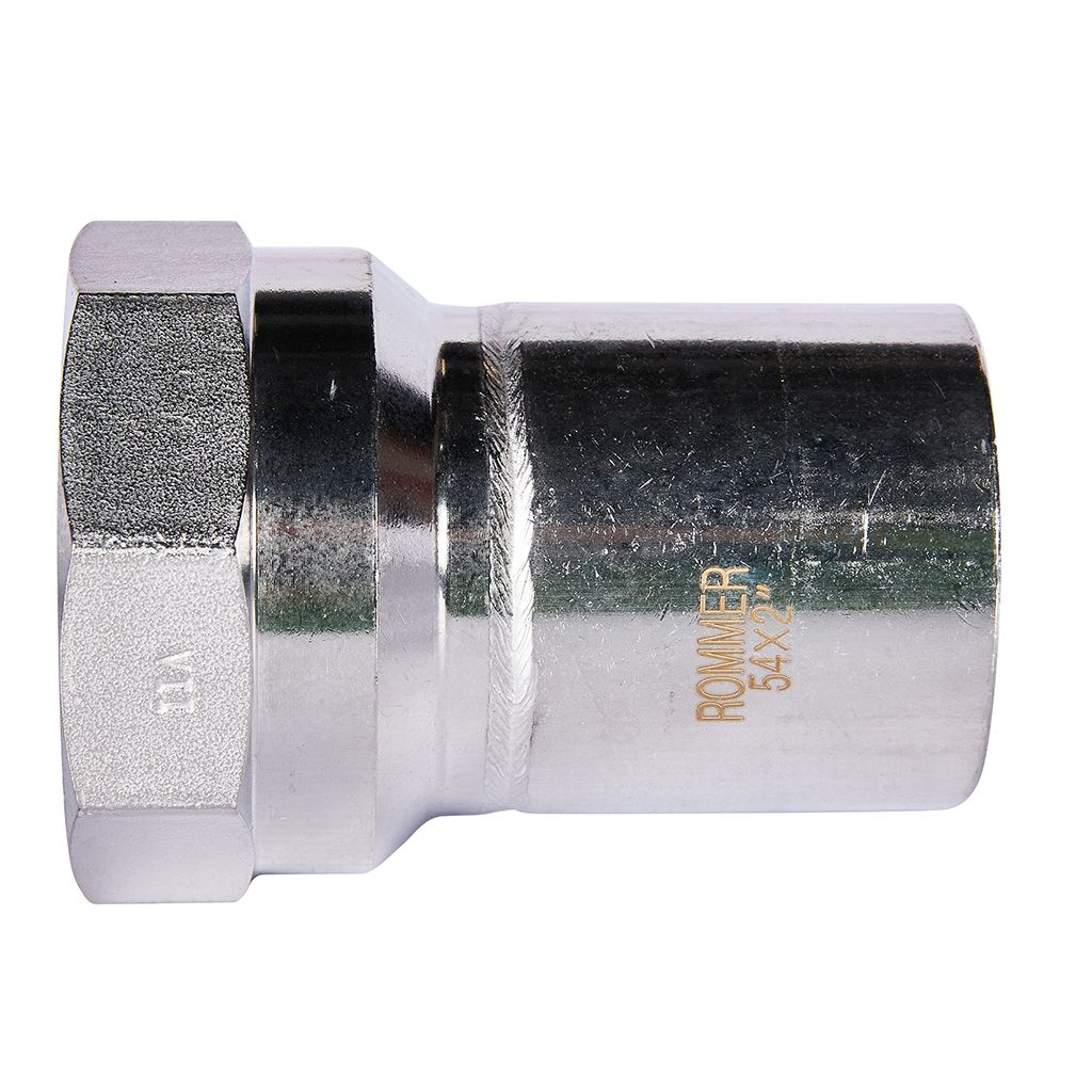 Вставка переходная НПр-ВР ROMMER 54х2 из нержавеющей стали прессовой, RSS-0023-000542