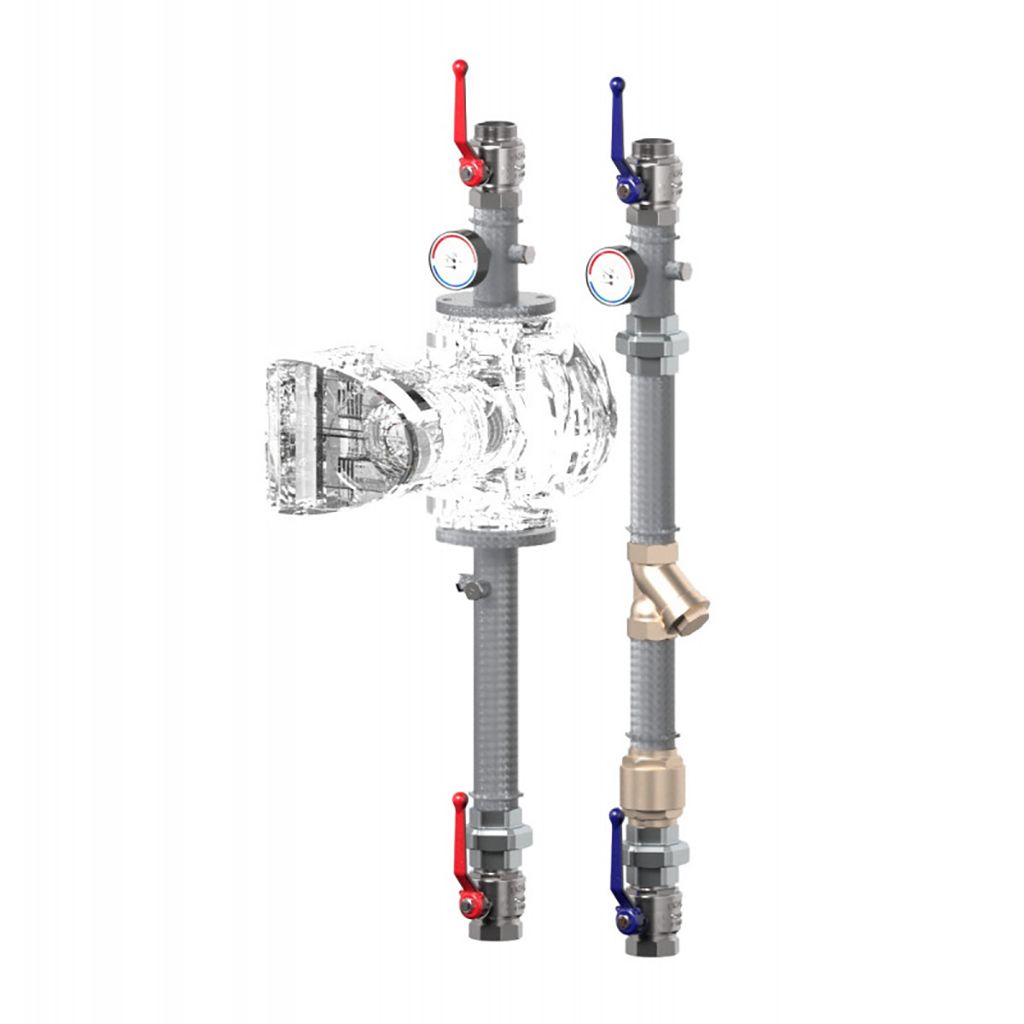 Насосная группа GIDRUSS NG-50 прямая, конструкционная сталь, присоединение 2 ,250кВт, NG 50000 23