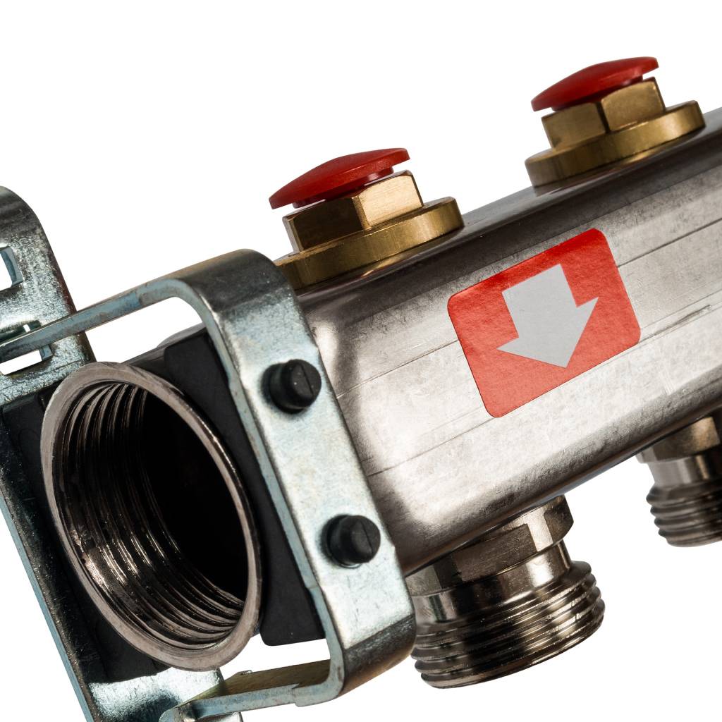 Коллектор из нержавеющей стали без расходомеров STOUT 11 выходов, SMS 0922 000011