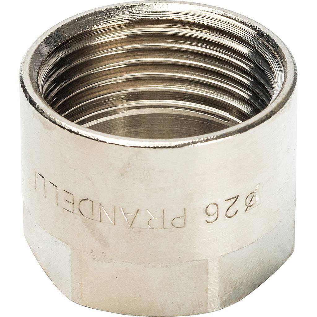 Угольник 90 с внутр.резьбой Prandelli Multyrama (26х3,0х3/4) для металлопластиковых труб винтовой, 103.04.12.6