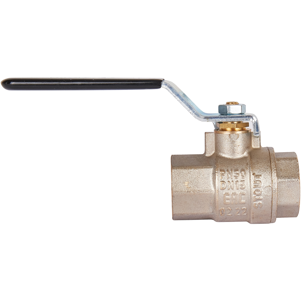 Кран шаровой полнопроходной STOUT ВР/ВР, ручка рычаг 1/2