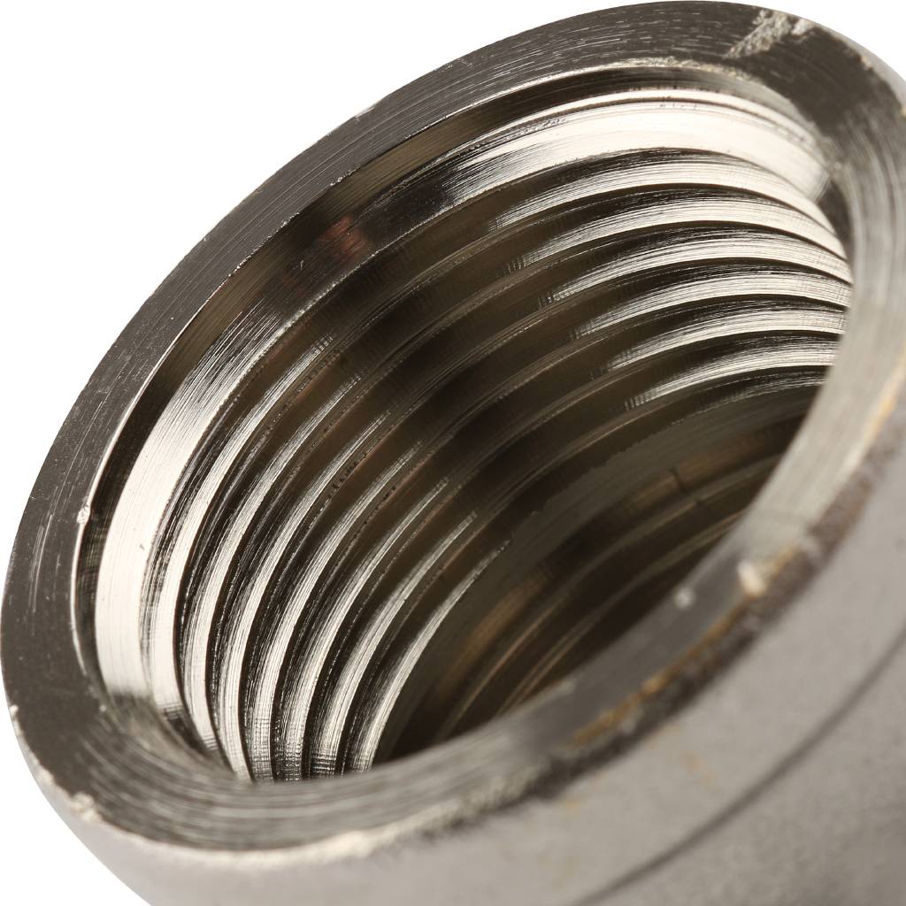 Муфта TIEMME ВВ никелированная 1х3/4 для стальных труб резьбовой, 1500178