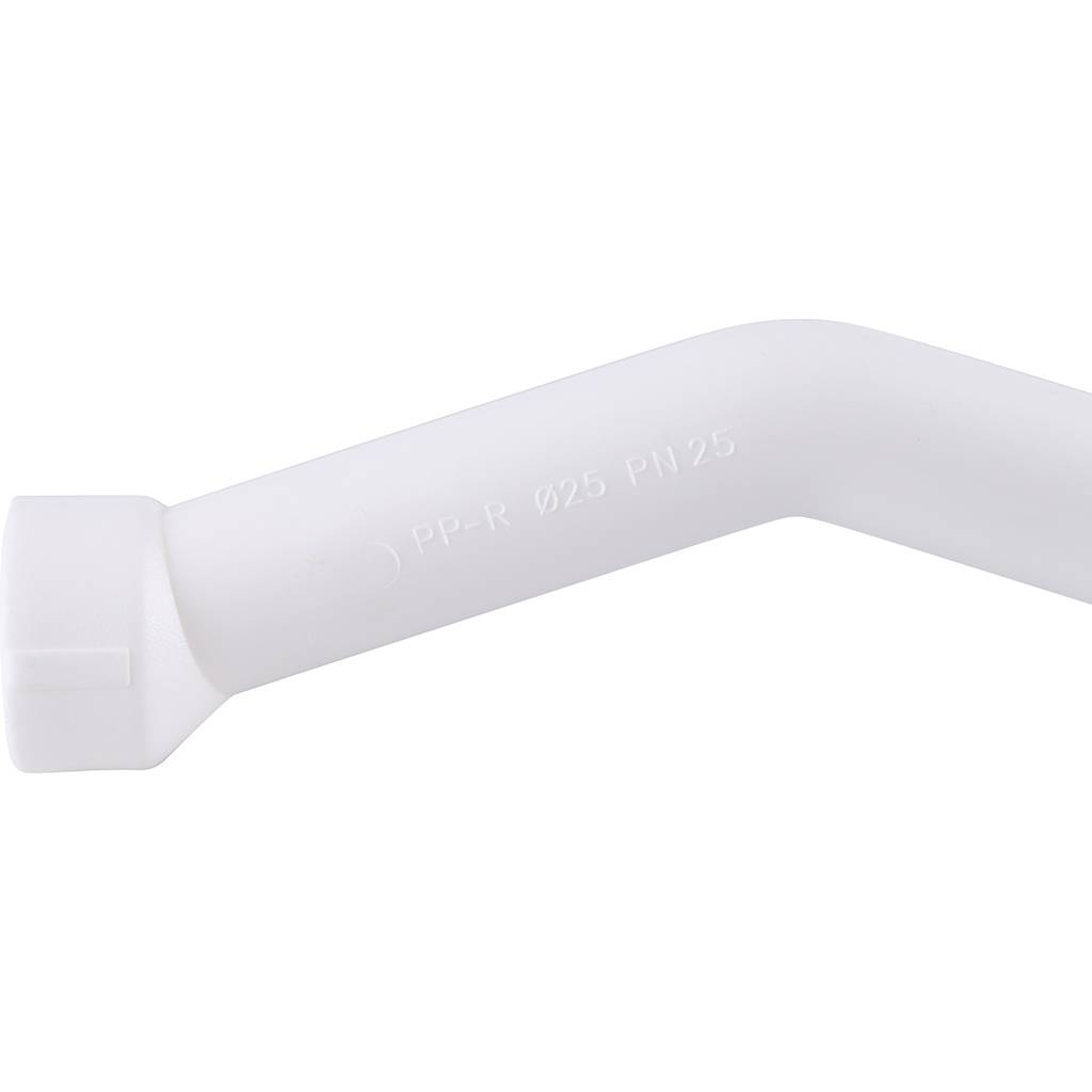 Обвод Kalde d=25 для полипропиленовых труб под сварку (цвет белый), 3202-twc-250000