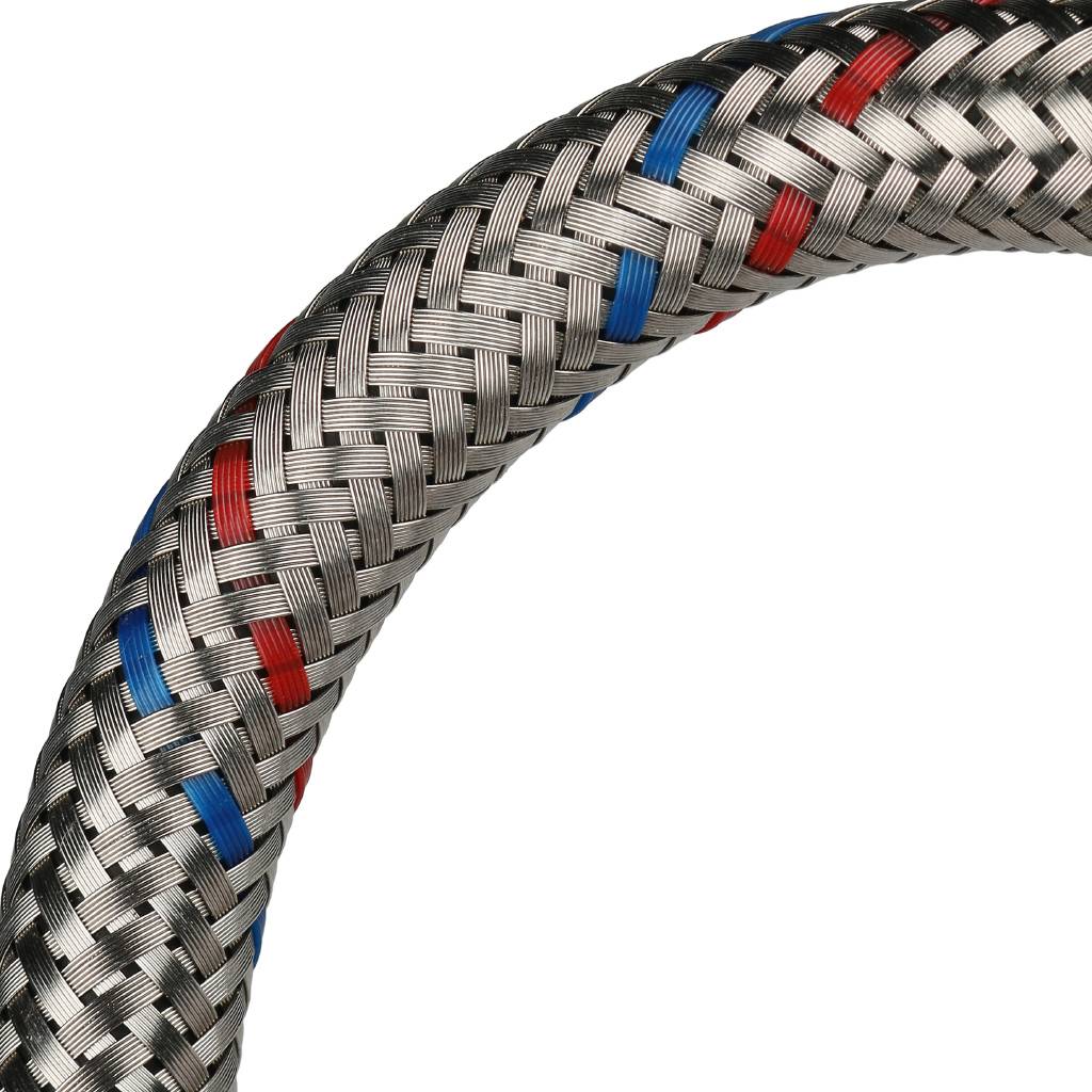 Гибкая подводка для воды STOUT НР 1/2 х ВР 3/8, длина 400 мм, SHF-0075-081510