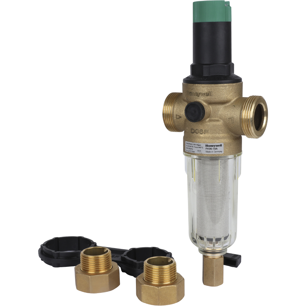 Honeywell (Resideo Braukmann) FK06-1 AAМ фильтр 100мк с редуктором давления, FK06-1AAM