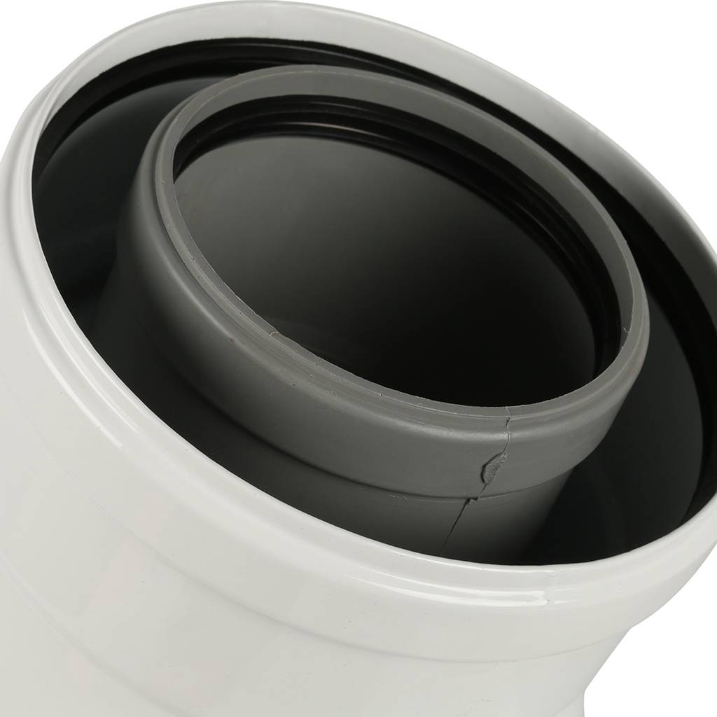 Коаксиальный отвод Baxi KHG 90°, диам. 125/80, HT