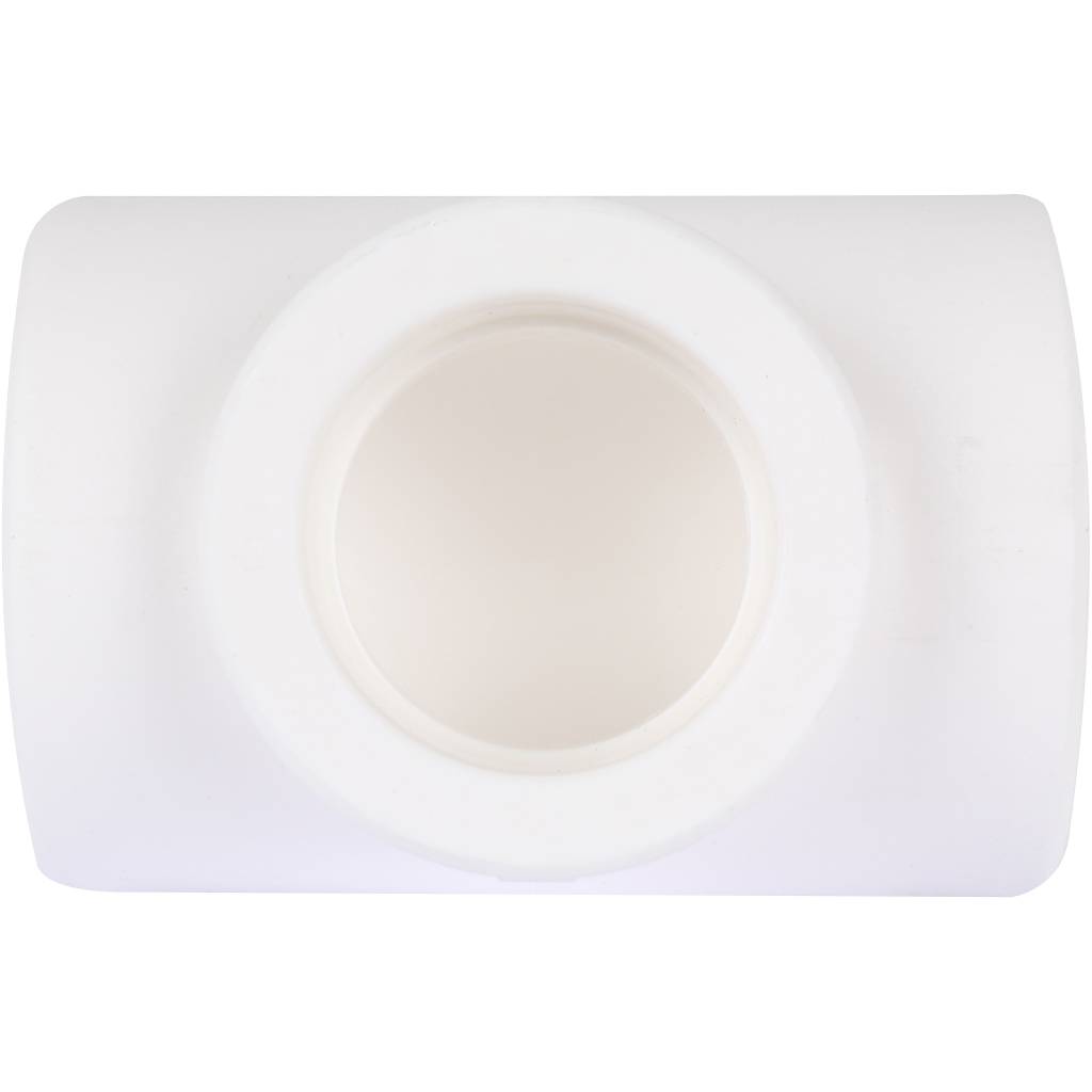 Тройник переходной Kalde 75х63х75 для полипропиленовых труб под сварку (цвет белый)