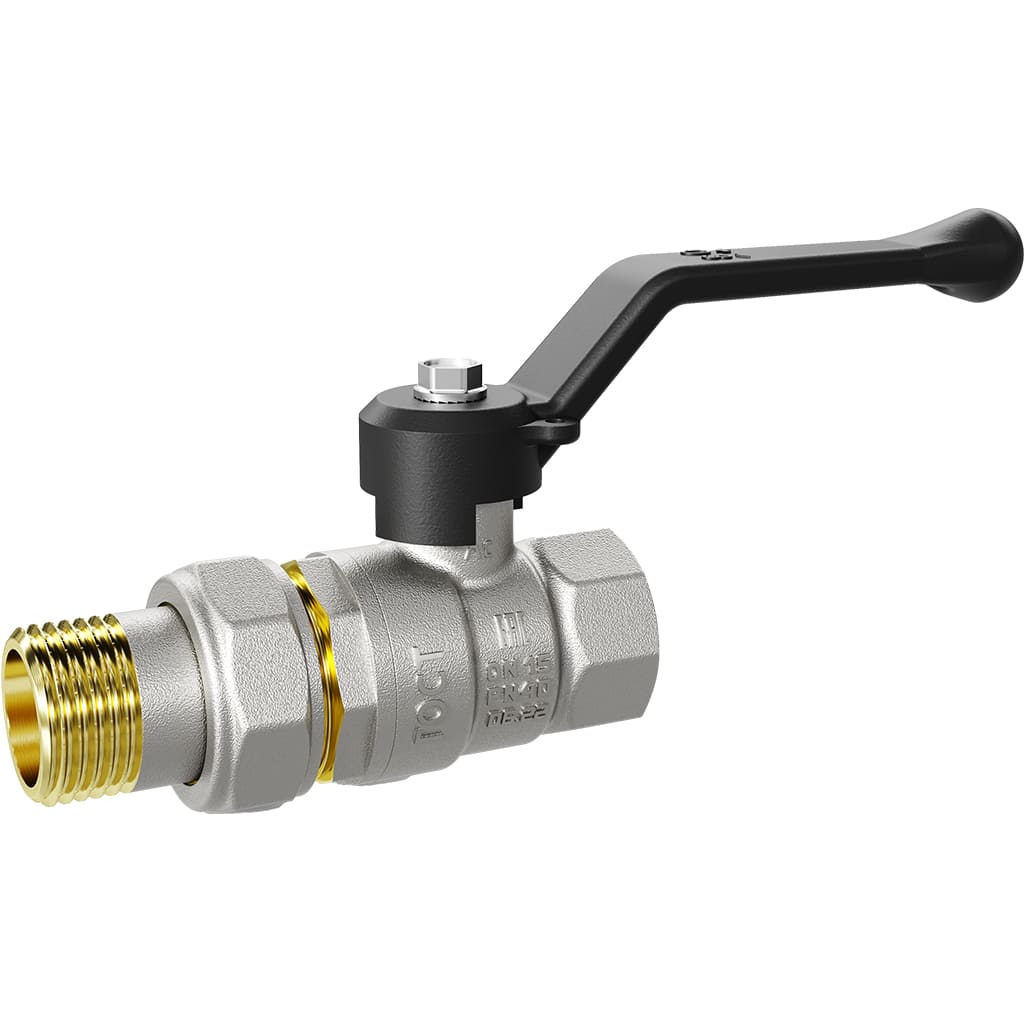 Кран шаровой LD Pride Ду 32 Ру25 ВР/ американка полнопроходной рычаг аналог LD 11б27п1, 47.32.В-ГШ.Р