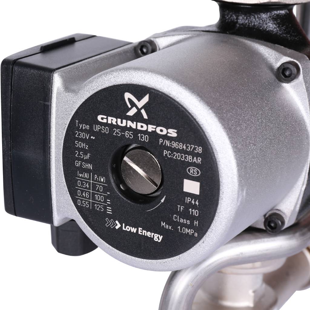 Насосно-смесительный узел STOUT с термостатическим клапаном 30-60°C, с насосом UPSO 25-65, 130 mm, SDG-0120-007001