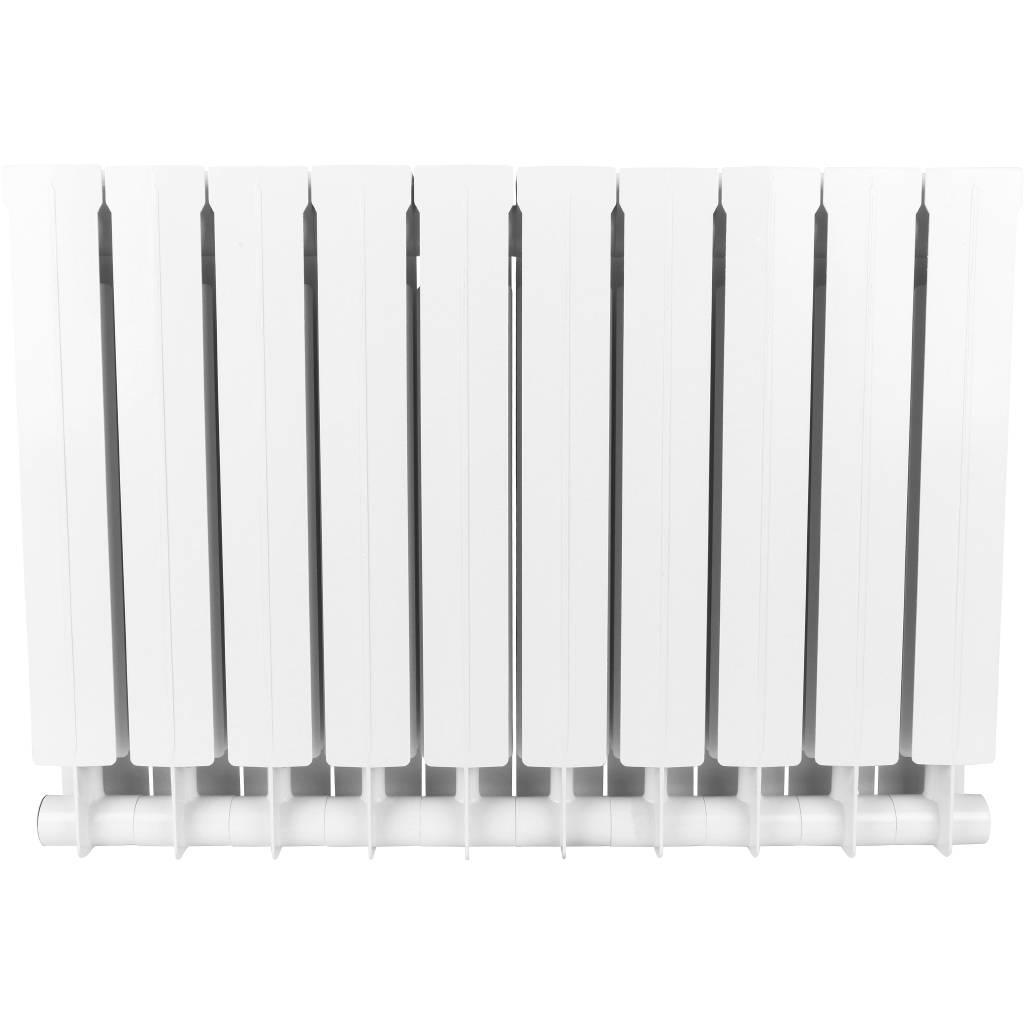 Радиатор биметаллический STOUT STYLE 500 10 секций боковое подключение (белый RAL 9010), SRB-0110-050010