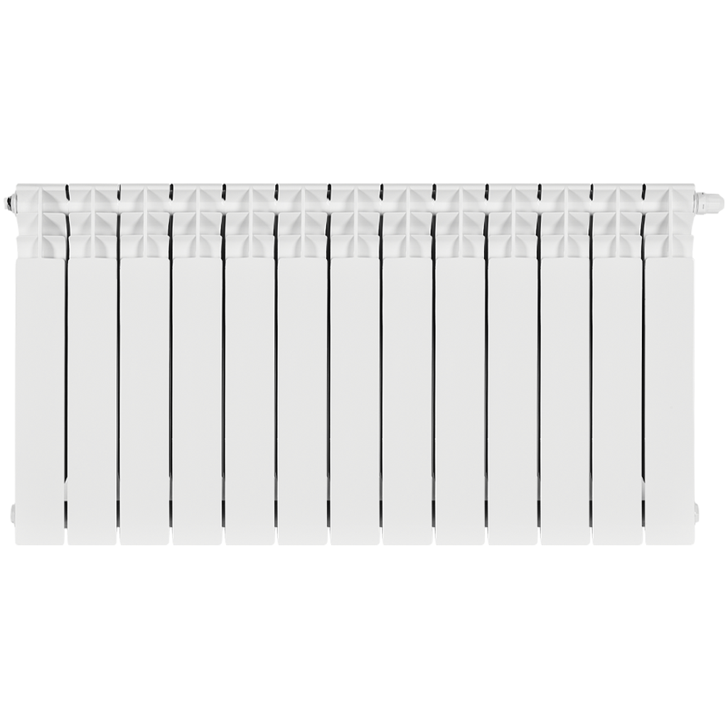 Радиатор биметаллический STOUT TITAN VENTIL 500 13 секций нижнее правое подключение