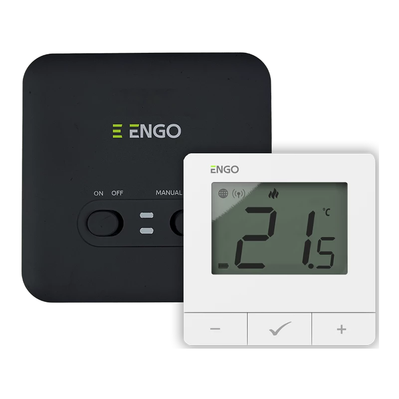 Беспроводной Терморегулятор ENGO Controls E20i-W Wi-F i, на батарейках, белый
