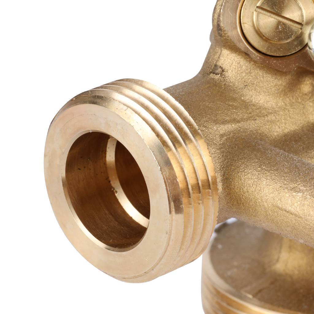 Трехходовой смесительный клапан с байпасом, соединение для насоса и коллектора BARBERI G1 1/2M. KV 6, 41D040000C