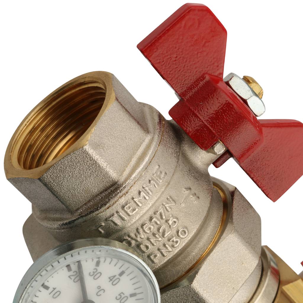 Коллектор в сборе с расходомерами на 11 выходов TIEMME 1х3/4 ЕК, 3870024(3871G060511)