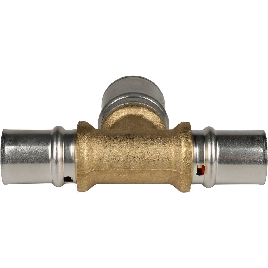 Тройник переходной STOUT 20х26х20 для металлопластиковых труб прессовой, SFP-0005-202620