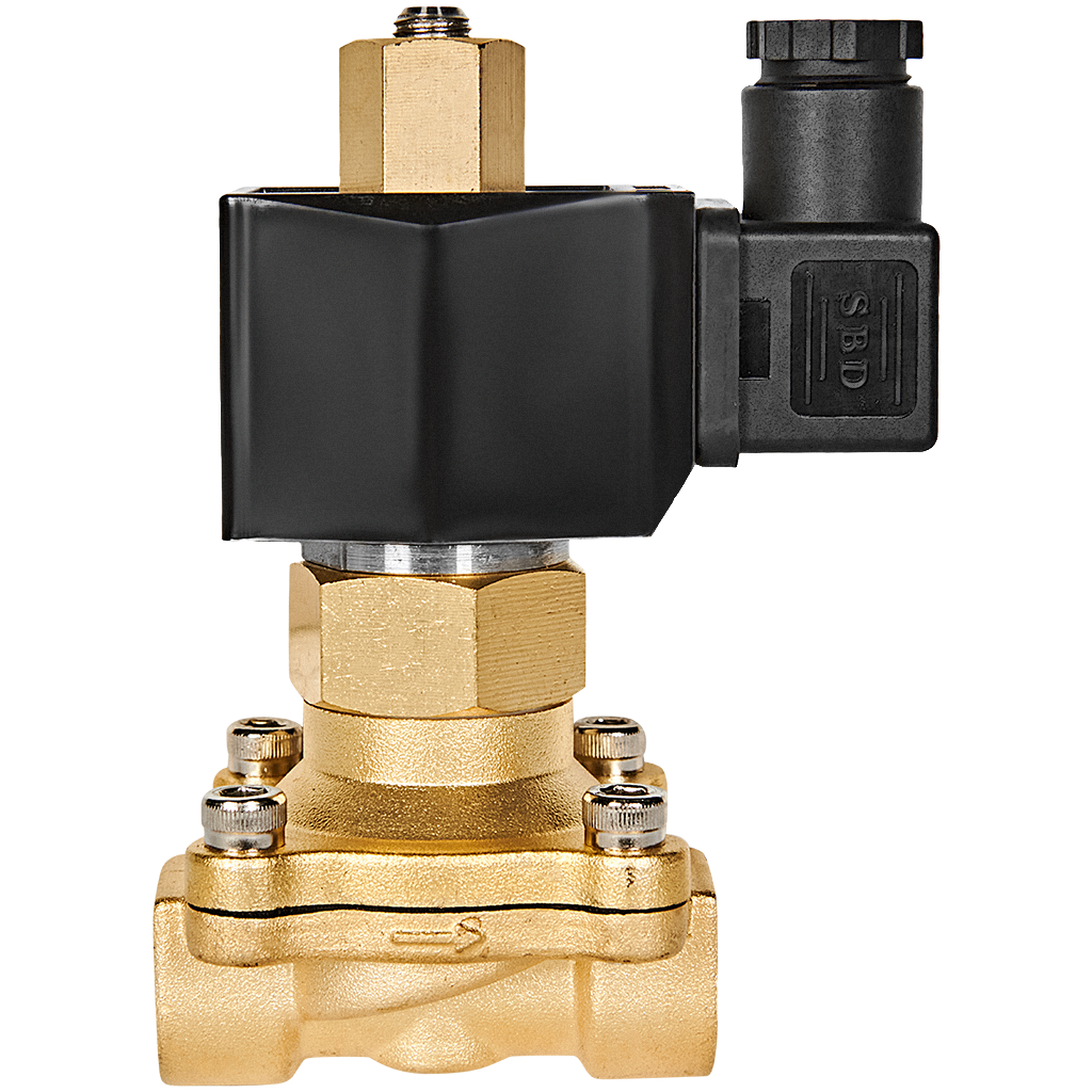 Клапан соленоидный (электромагнитный) STOUT прямого действия НО 220В G1/2 SSV-0020-220015