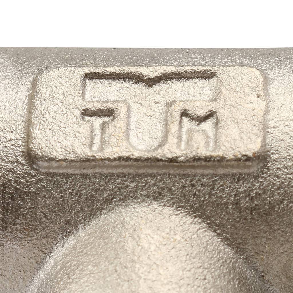 Угольник TIEMME с внутренней резьбой с креплением (20х2.0х1/2) для металлопластиковых труб винтовой, 1600027