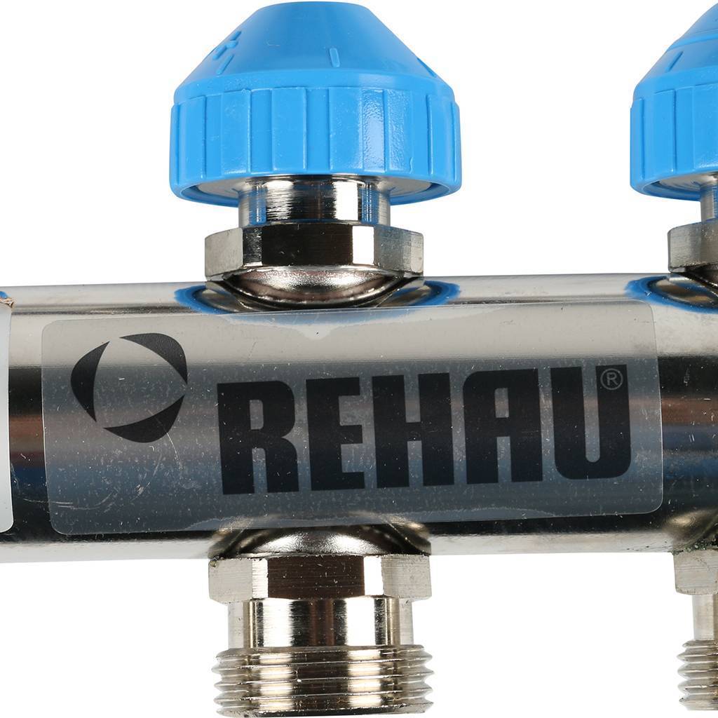 Распределительный коллектор РЕХАУ HKV на 3 контура (нерж .сталь), 12180311001