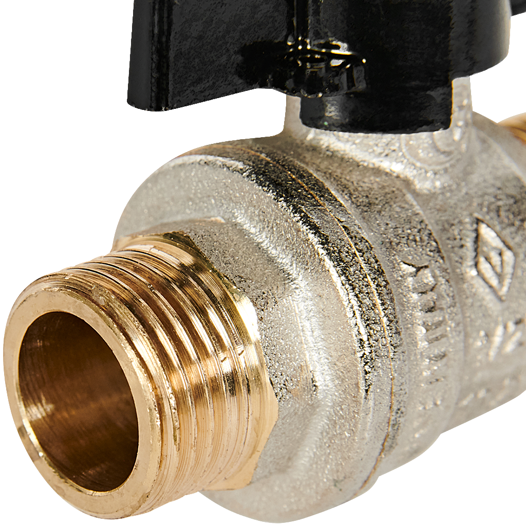 Кран шаровой BUGATTI Oregon (ручка-бабочка) нар-нар резьба 1/2