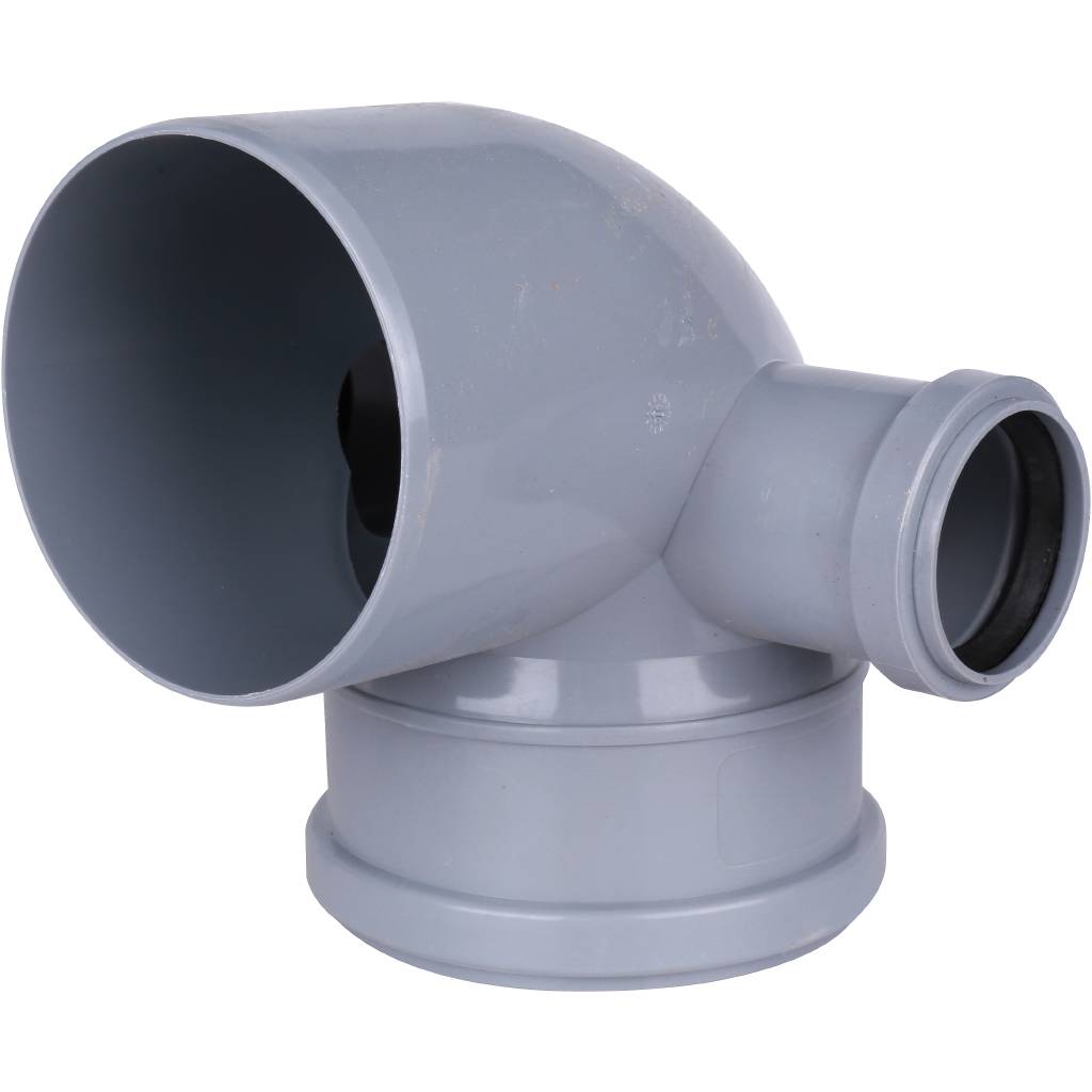 Отвод Sinikon с двумя патрубками ПП D110/050*87°, 556003.R