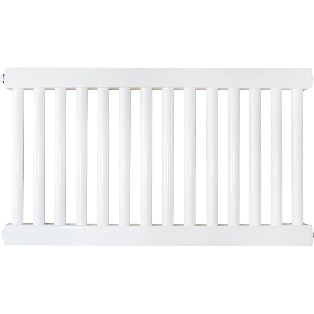 КЗТО РС 1-500-14 1/2 Радиатор стальной трубчатый RAL 9016 (кронштейны в комплекте), РС15001412