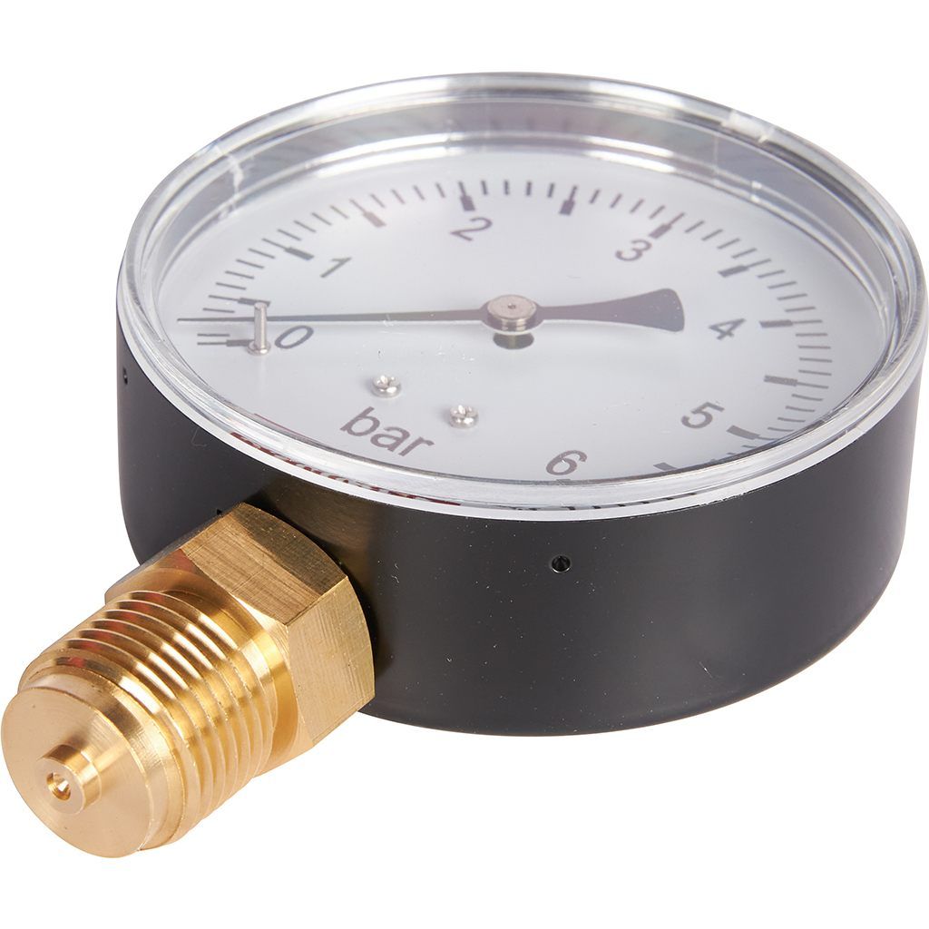 Манометр радиальный ROMMER 80 мм 1/2