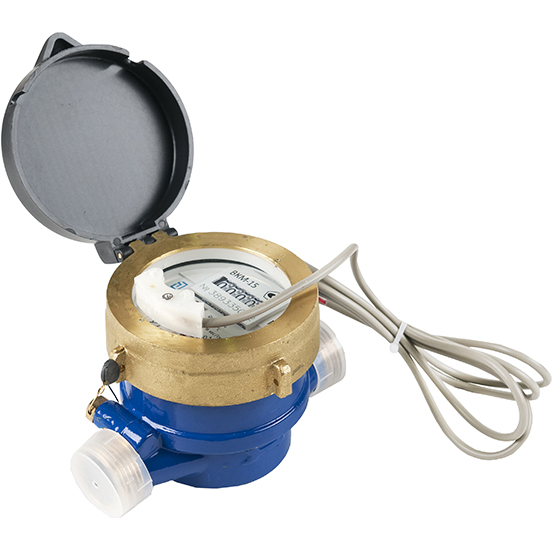 Бытовой мокроходный счетчик холодной воды Decast РОСИЧ ВКМ-15 ДГ2, 71-15-03