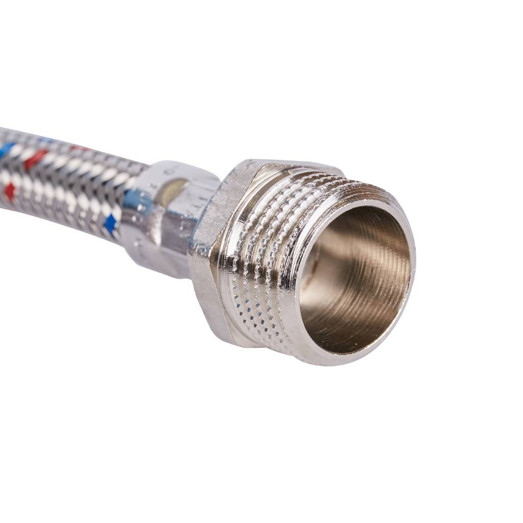 Гибкая подводка для воды STOUT НР 1/2 х ВР 1/2, длина 1500 мм, SHF-0091-081515