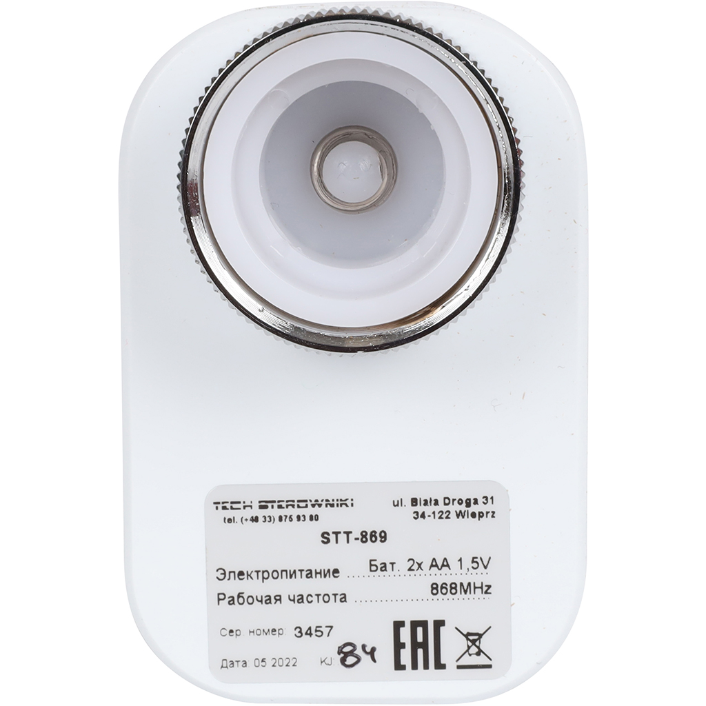 Термоэлектрический привод беспроводной, белый TECH STT-869