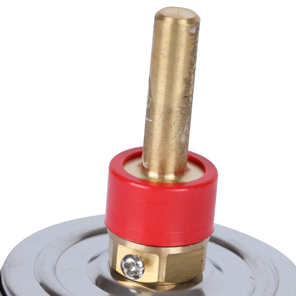 Термометр биметаллический погружной РОСМА 63 мм c гильзой 120 градусов 1/2 осевой шток 46х6 мм БТ-31.211