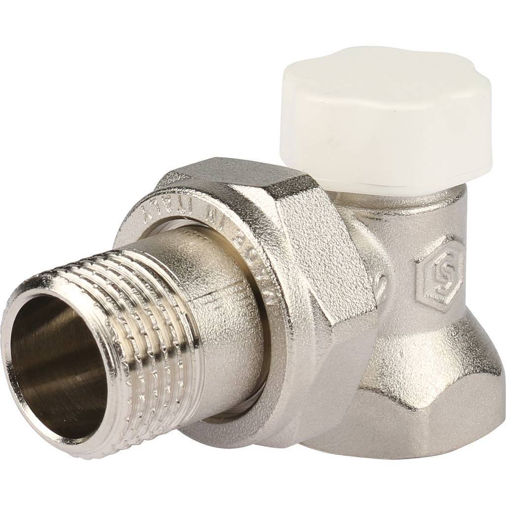 Клапан запорно-балансировочный STOUT SVL угловой 1/2, SVL-1156-000015