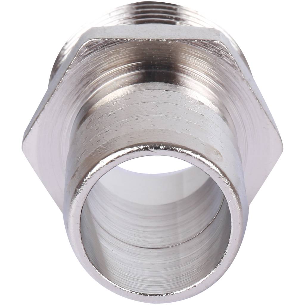 Штуцер STOUT НР никелированный 1 x25, SFT-0067-000125