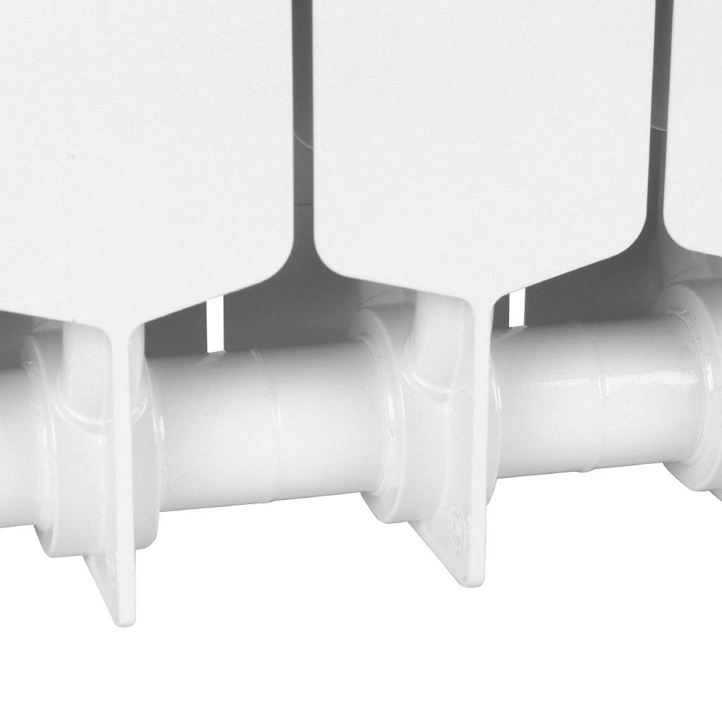 Радиатор биметаллический RIFAR SUPReMO 800 4 секции боковое подключение (белый RAL 9016), 4RS80-4