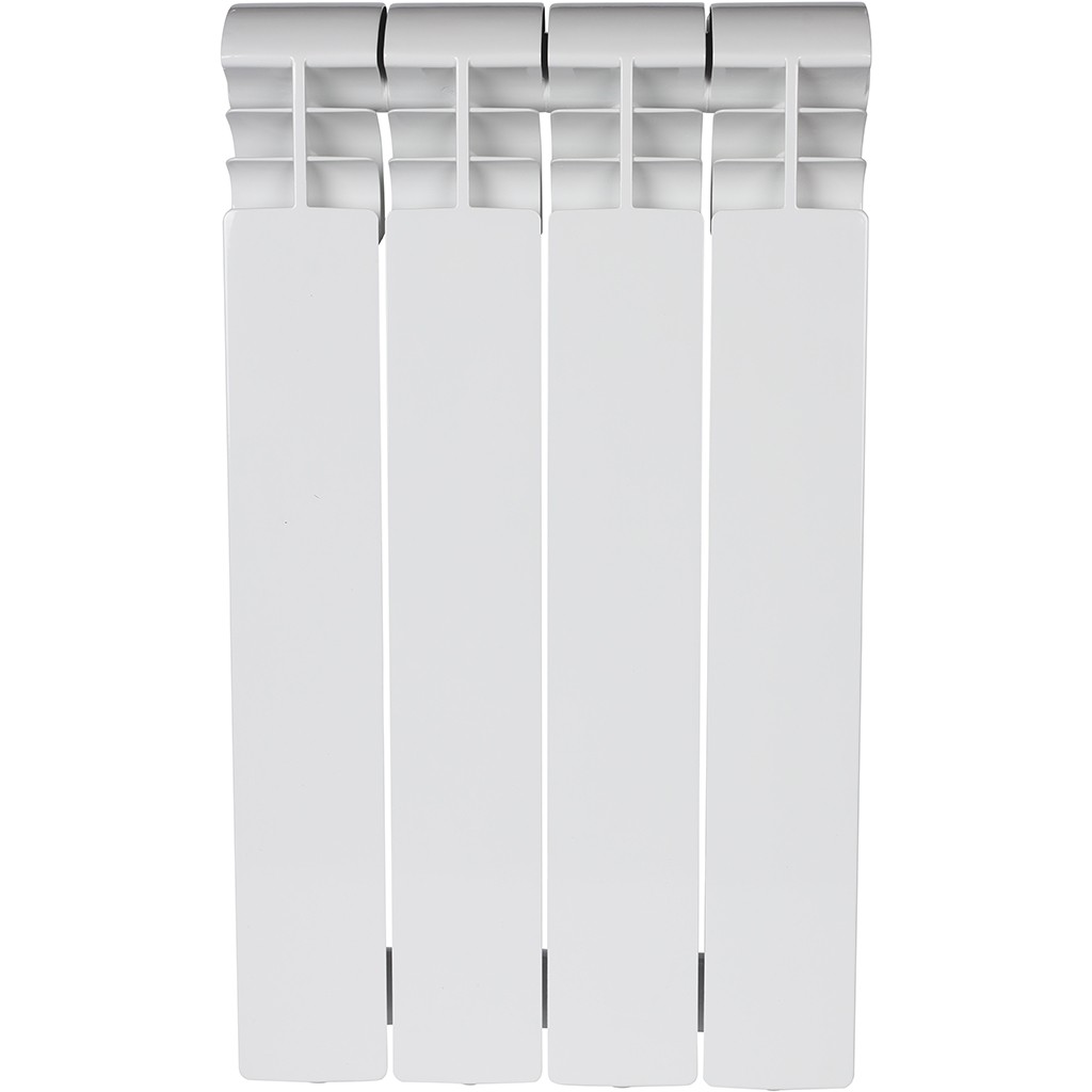 Радиатор алюминиевый STOUT VEGA 500 4 секций боковое подключение (белый RAL 9016), SRA-1310-050004