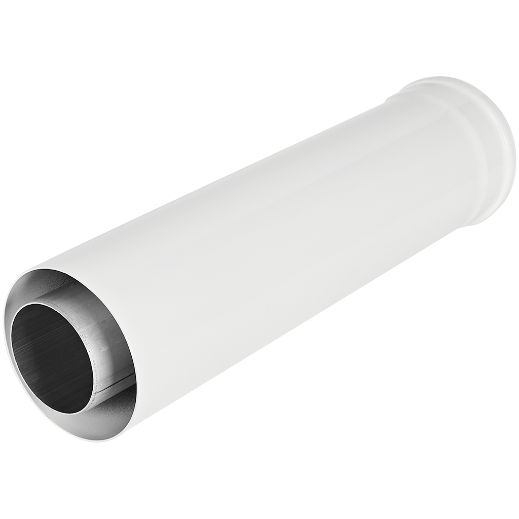 Удлинитель дымохода традиционный коаксиальный ROMMER D80(п-м)/125(м-п), L500