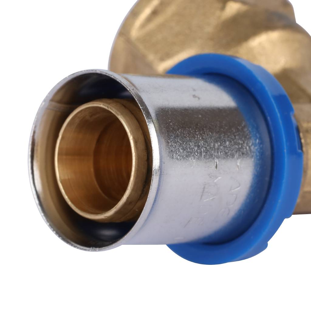 Угольник-переходник APE с внутренней резьбой 1/2 х20 для металлопластиковых труб прессовой, ARL3103200