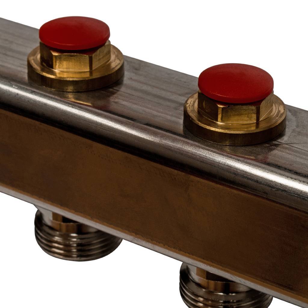 Коллектор из нержавеющей стали в сборе без расходомеров STOUT 7 выходов