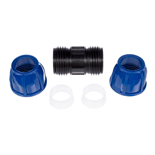 Муфта компрессионная, полипропилен 25, для полиэтиленовых труб, РТП