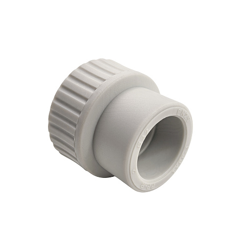 Муфта комбинированная PPR внутренняя резьба 32х1,  серый, РТП