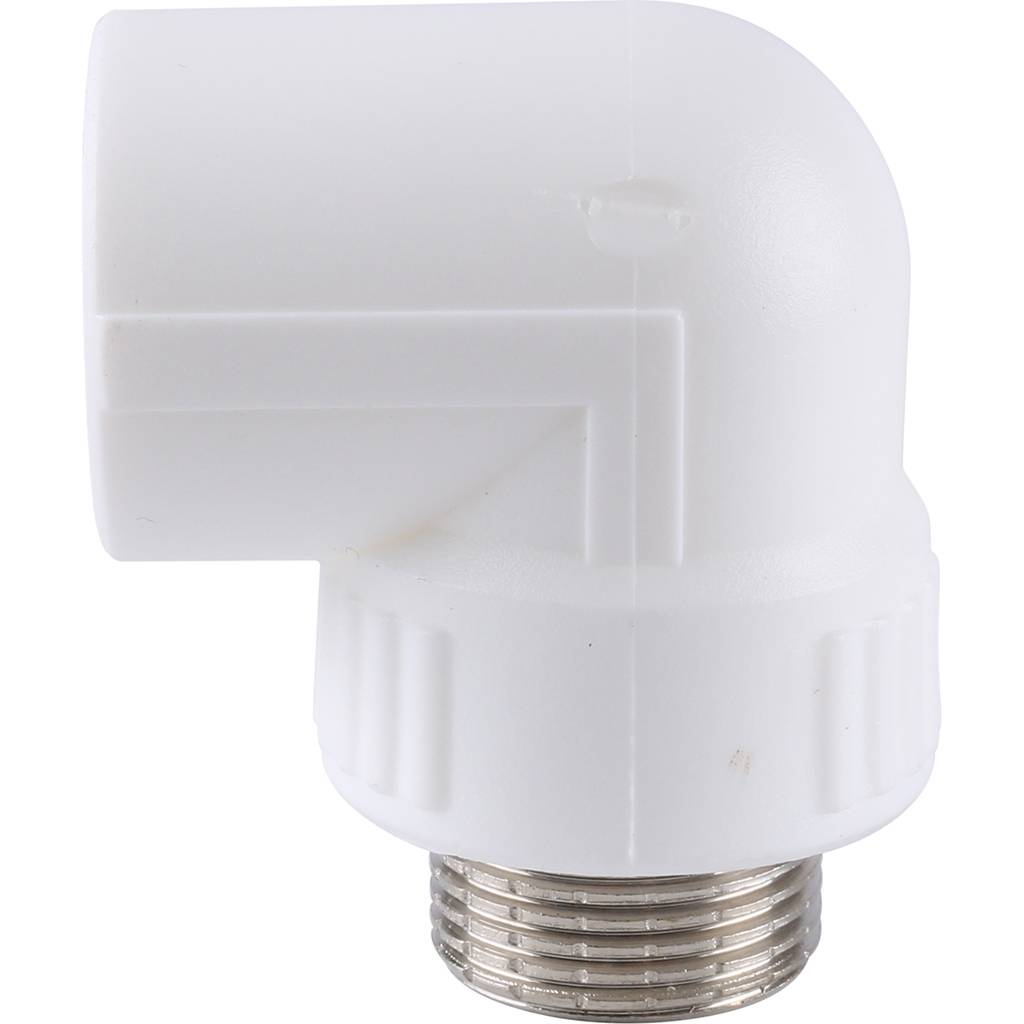 Угольник Kalde с наружной резьбой 25x3/4 для полипропиленовых труб, 3222-emo-250c00