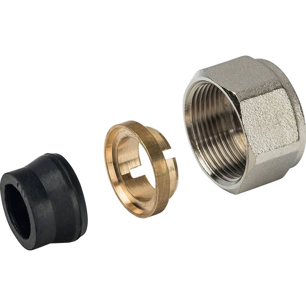 Соединение для медных труб LUXOR TR 91 15 мм (резьба 24x19), 67760015