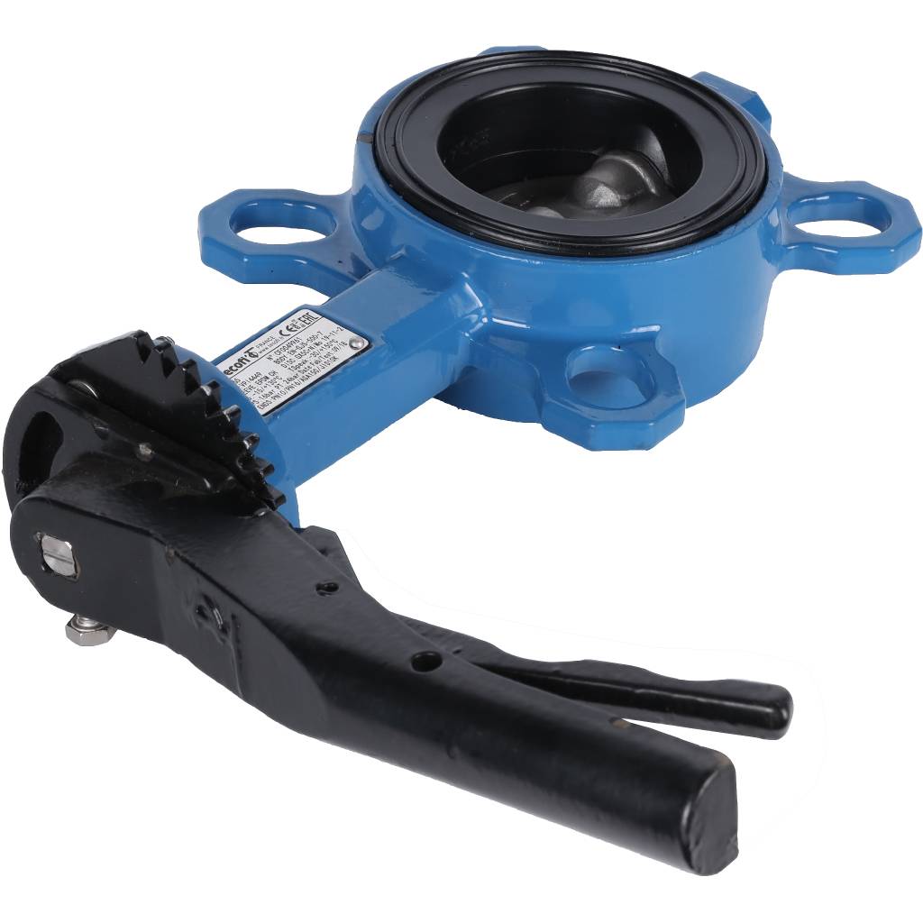 Затвор поворотно-дисковый Tecofi VPI4449 DN 65 PN 16 EP из чугуна